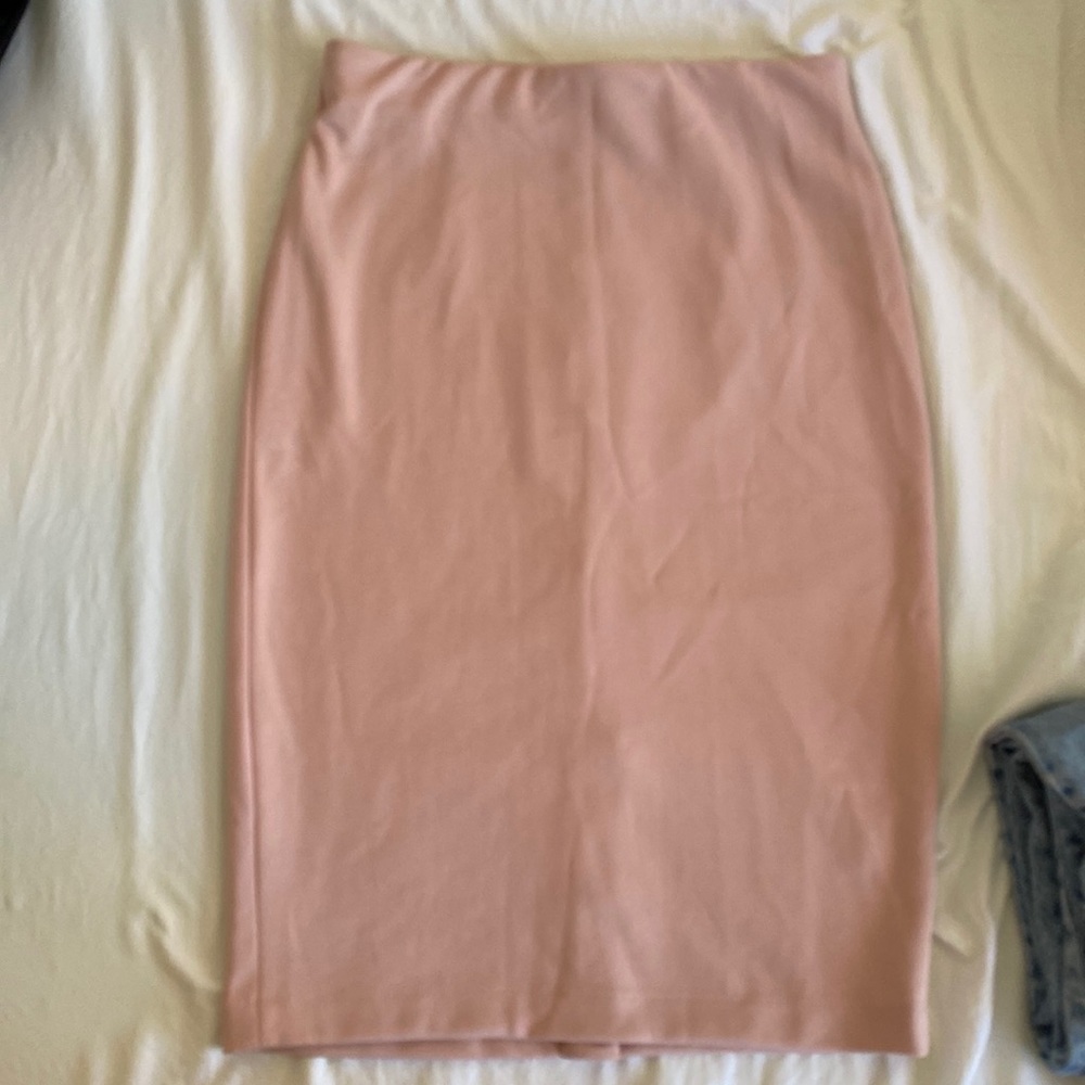 Pastel pink skirt